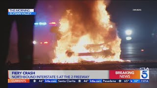 Driver escapes after car bursts into flames on I-5 in Elysian Valley Net Worth