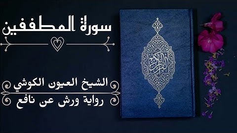 سورة المطففين-الشيخ العيون الكوشي