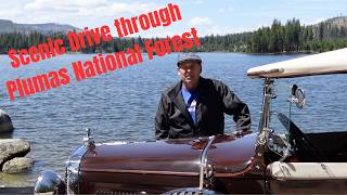 Scenic Model A Ford drive through Northern California's Plumas National Forest