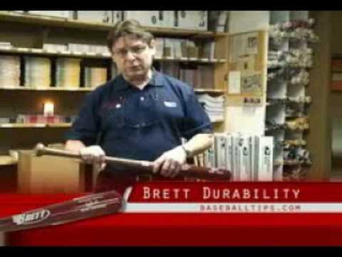 Brett Maple Bamboo Baseball Bats- 1 Tough Wood Bat