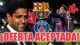 URGENTE / PSG REVIENTA EL MERCADO / 300 MILLONES / NOTICIAS DEL F C BARCELONA HOY