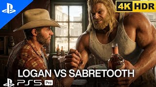 Wolverine & Sabretooth Can’t Even Arm Wrestle Without Fighting