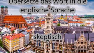 Skeptisch Deutsch - Englisch