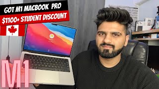 How I Got 1150 Student Discount On M1 Pro Macbook Pro In Canada Unboxing Discount Explained
