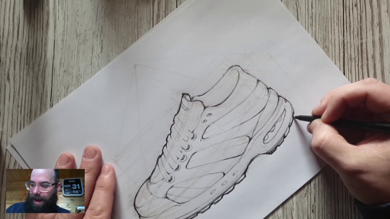 How to draw shoe / LetsDrawIt