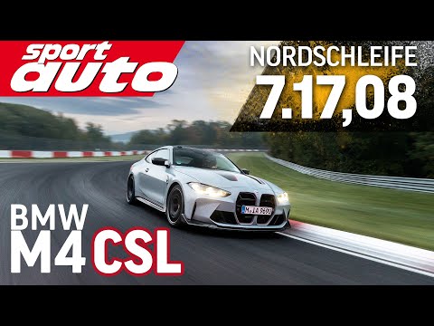 BMW M4 CSL | Nordschleife HOT LAP 7.17,08 min | Supertest automático deportivo