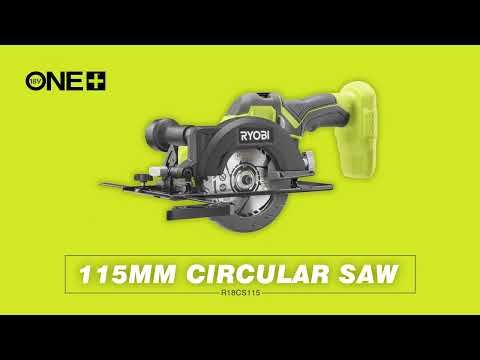 RYOBI® 18V ONE+™ 115mm Circular Saw [R18CS115] | When accuracy, convenience, and clean cuts matter