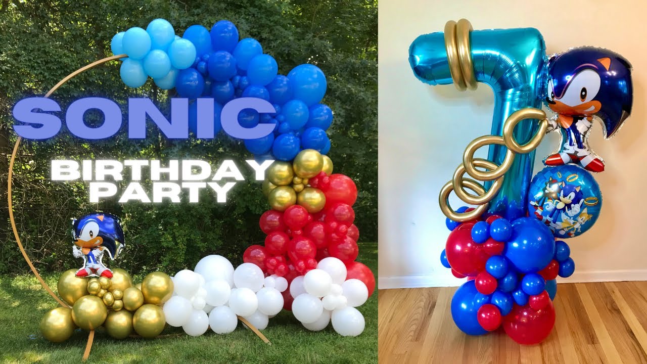 Sonic Party Supplies,Sonic Birthday Party Balloons,sonic
