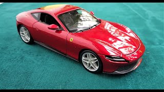 Ferrari Roma Unboxing Bburago Race and Play in scale 1:24