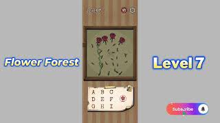Flower Forest Word Puzzle Level 7 walkthrough 🌼🌿 | Relaxing Nature & Puzzle Fun | Mini Boss 🌸🧠 screenshot 5