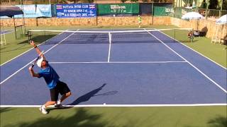 ITF Grade 4 Men's 40s:  #2 Seed Omera vs Ahl--the Terminator vs the Legend screenshot 5