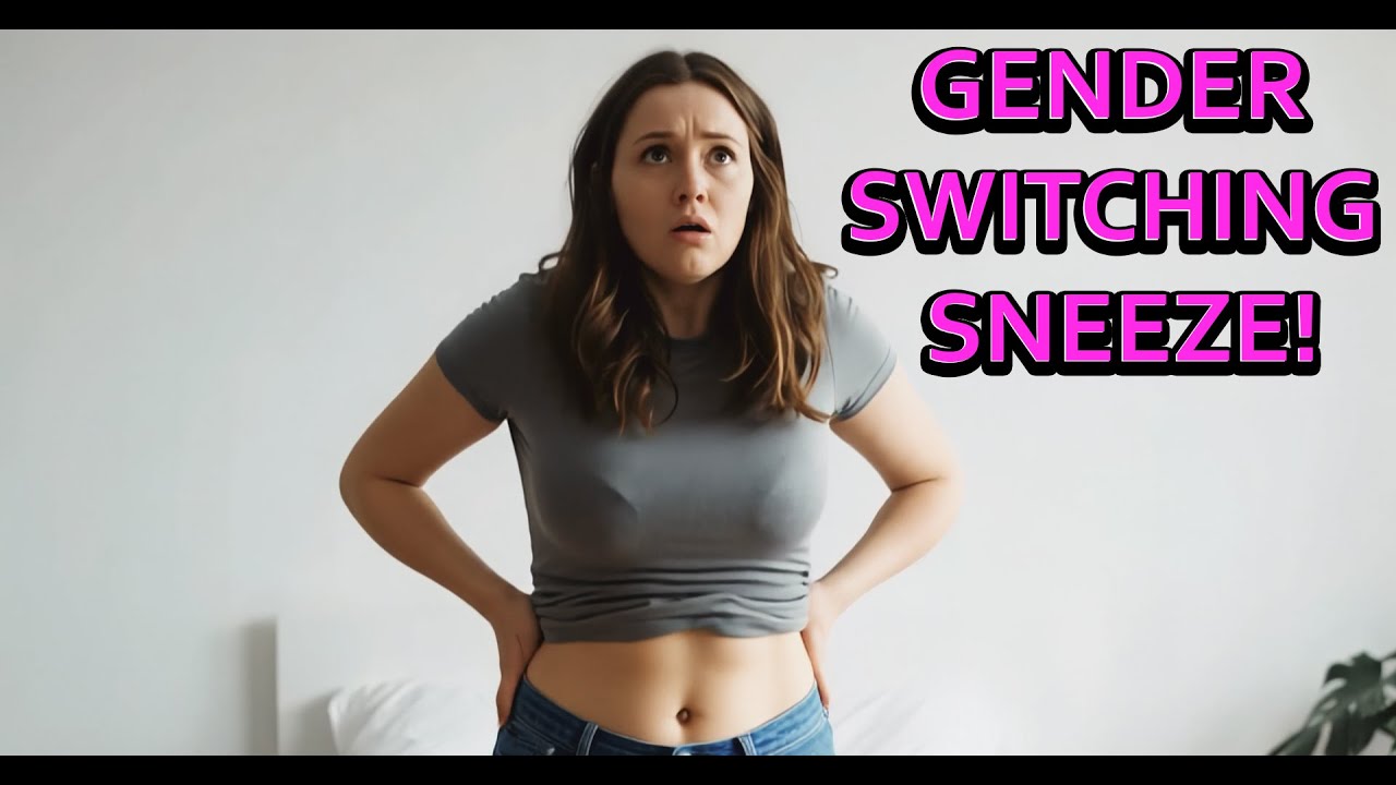Gender Switching Sneeze! (TG GENDERBEND TF) (VEO3)