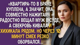 видео: В суде смеялись муж и свекровь… но через 10 минут им стало не до шуток... картинка: В суде смеялись муж и свекровь… но через 10 минут им стало не до шуток...