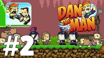 Dan the Man - Action Platformer Gameplay Walkthrough Part 2 - (iOS, Android)