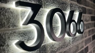 Illuminate Your Home with Selegna Solar Backlit House Numbers