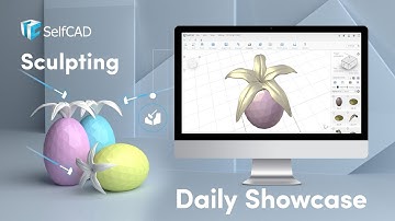 Sculpting tools of SelfCAD: Learn how to Sculpt Simple and Complex Models in SelfCAD (In 10 Minutes)