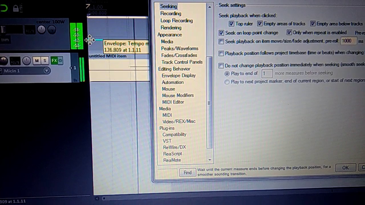 Reaper tempo problem fresh portable install - YouTube