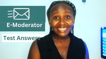 E moderators Application| E-moderators Test Answers| Make Money Online Chatting