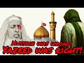 Hussain was wrong yazeed was righteous   saudi wahabi grand mufti