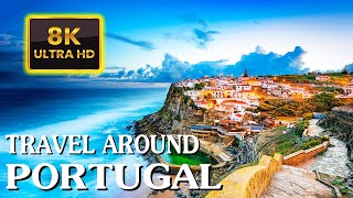PORTUGAL 8K • Beautiful Scenery, Relaxing Music & Nature Drone Video in 8K ULTRA HD