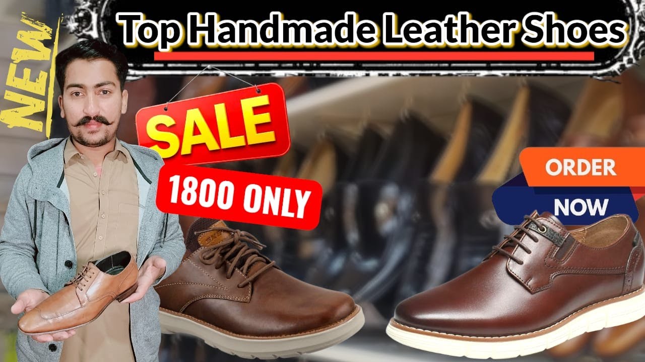 Premium Handmade Leather Shoes for Men | Best Quality Branded Leather Shoes | Sale 1800 PKR