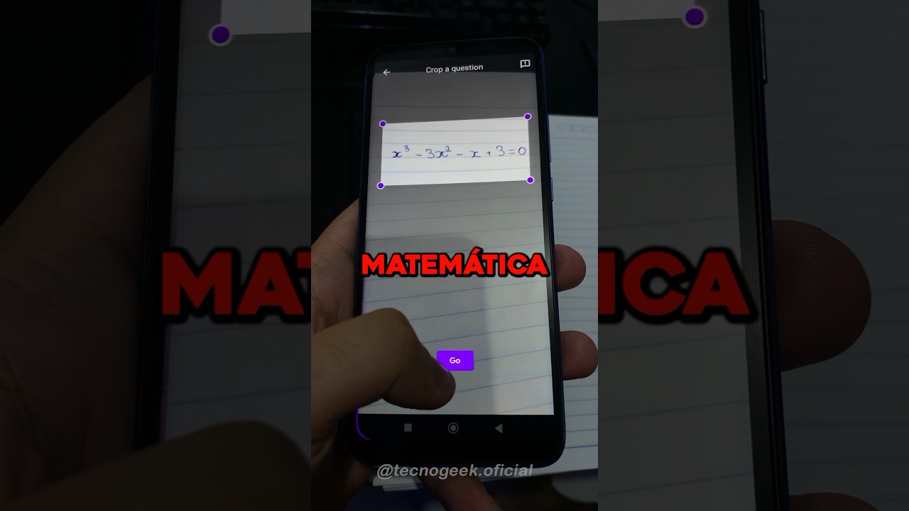 I.A que ESCANEIA e RESOLVE questões de MATEMÁTICA!!! 😱