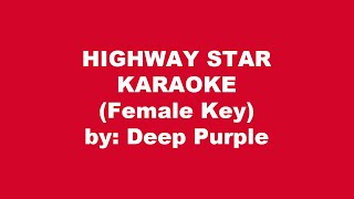 Download Lagu Deep Purple Highway Star Karaoke Female Key MP3