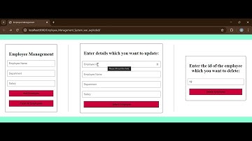 NetBeans/ItellijIdea + MySQL , CRUD Operation Output