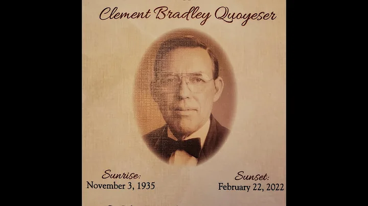 Quietly Peacefully, Service of Clement Bradley Quo...