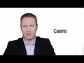 How to pronounce casino