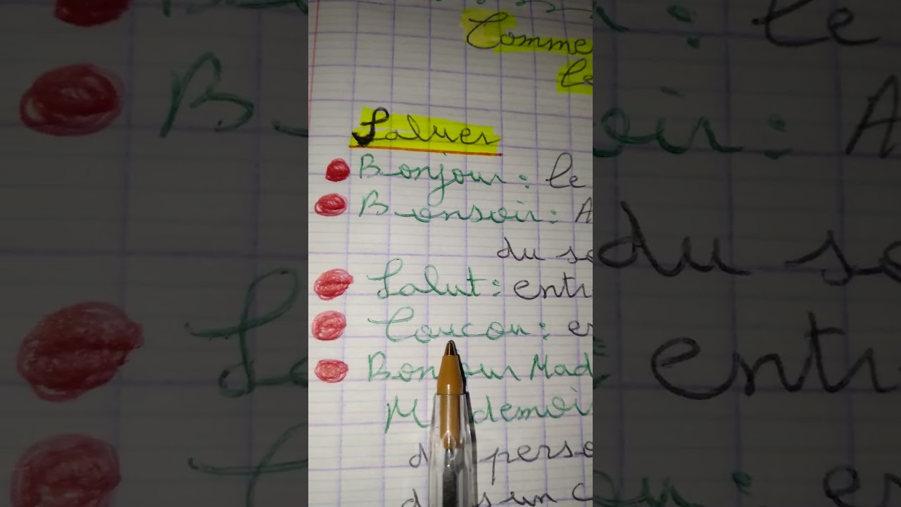 Communication : des expressions pour saluer les gens selon le moment de la journée et selon la perso