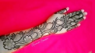 Stylish And Beautiful Mehndi Design Full Hand Bridal Mehndi Design Wedding Mahendi For Back Hand