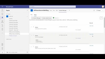 Microsoft Teams Integration Demo with Content Manager 10.1