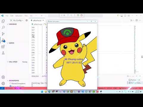 [Python basic] Pikachu draw by Tutle in Python