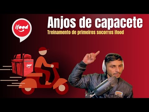 Anjos de capacete treinamento de primeiros socorros ifood com Ministério da Saúde