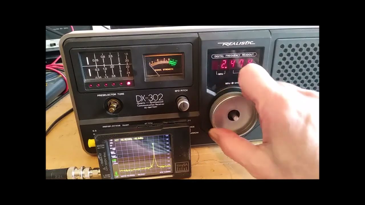 Realistic DX-302 Receiver Repair Fix - YouTube