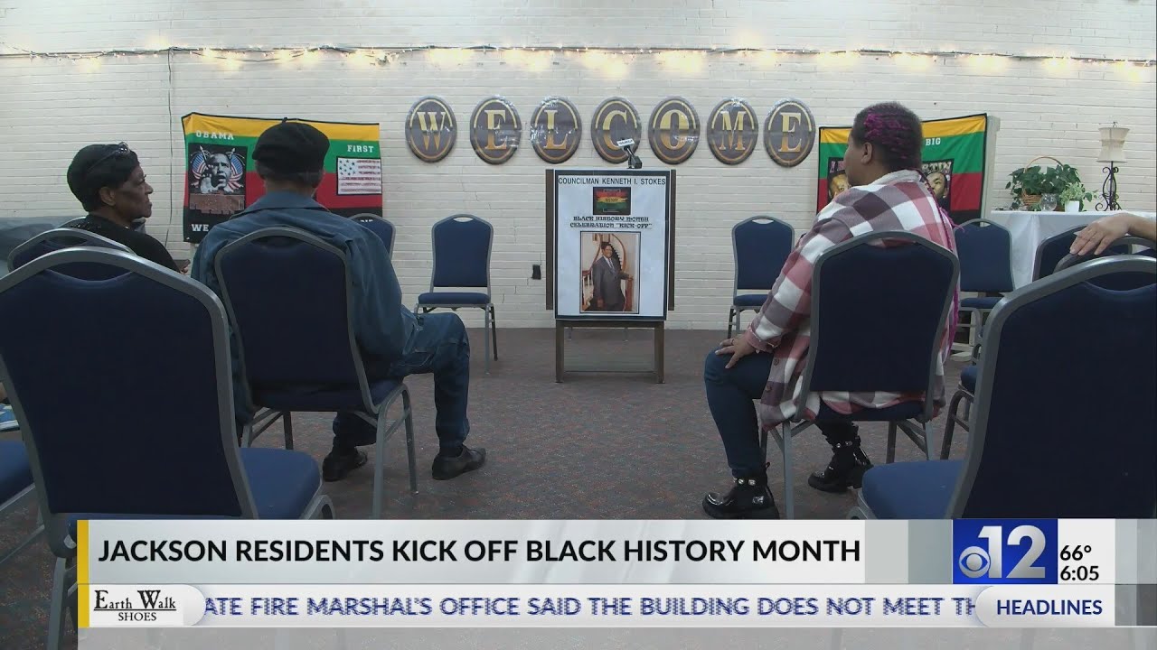 Jackson residents kick off Black History Month - YouTube