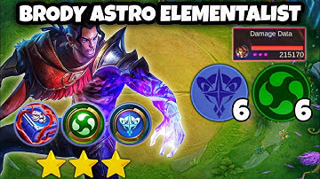 BRODY ELEMENTALIST ASTRO. 3X ULTIMATE CRAZY DAMAGE. MUST WATCH!! 6 ELEMENTALIST 6 ASTRO