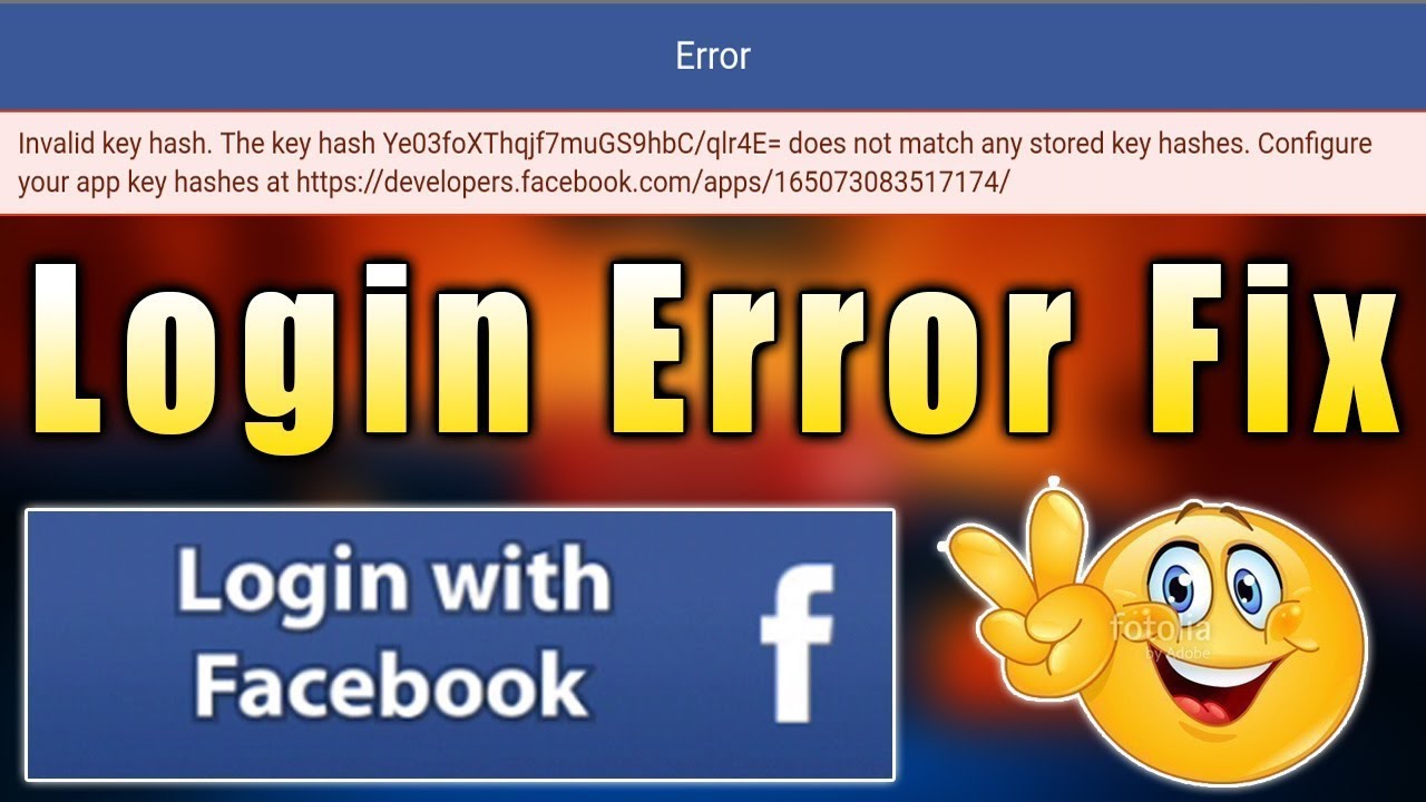 8 Ball Pool Login Via Facebook Error Fix Youtube