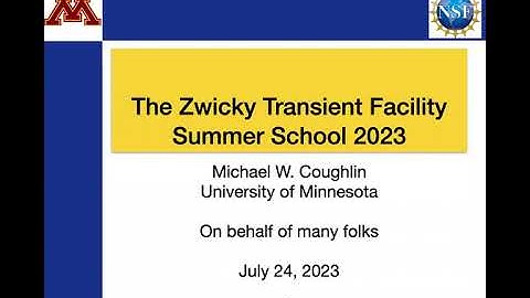 ZTF Summer School 23 - Introduction