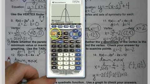 Honors Algebra 2   Unit 2   5.1 Graphing Quadratics Day 2