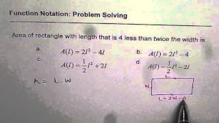 How to Solve Problen Using Function Notation
