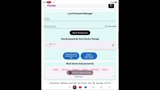 Password Manager App by OBN Apps screenshot 1