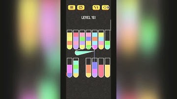 Water Sort Puzzle - level 151-155