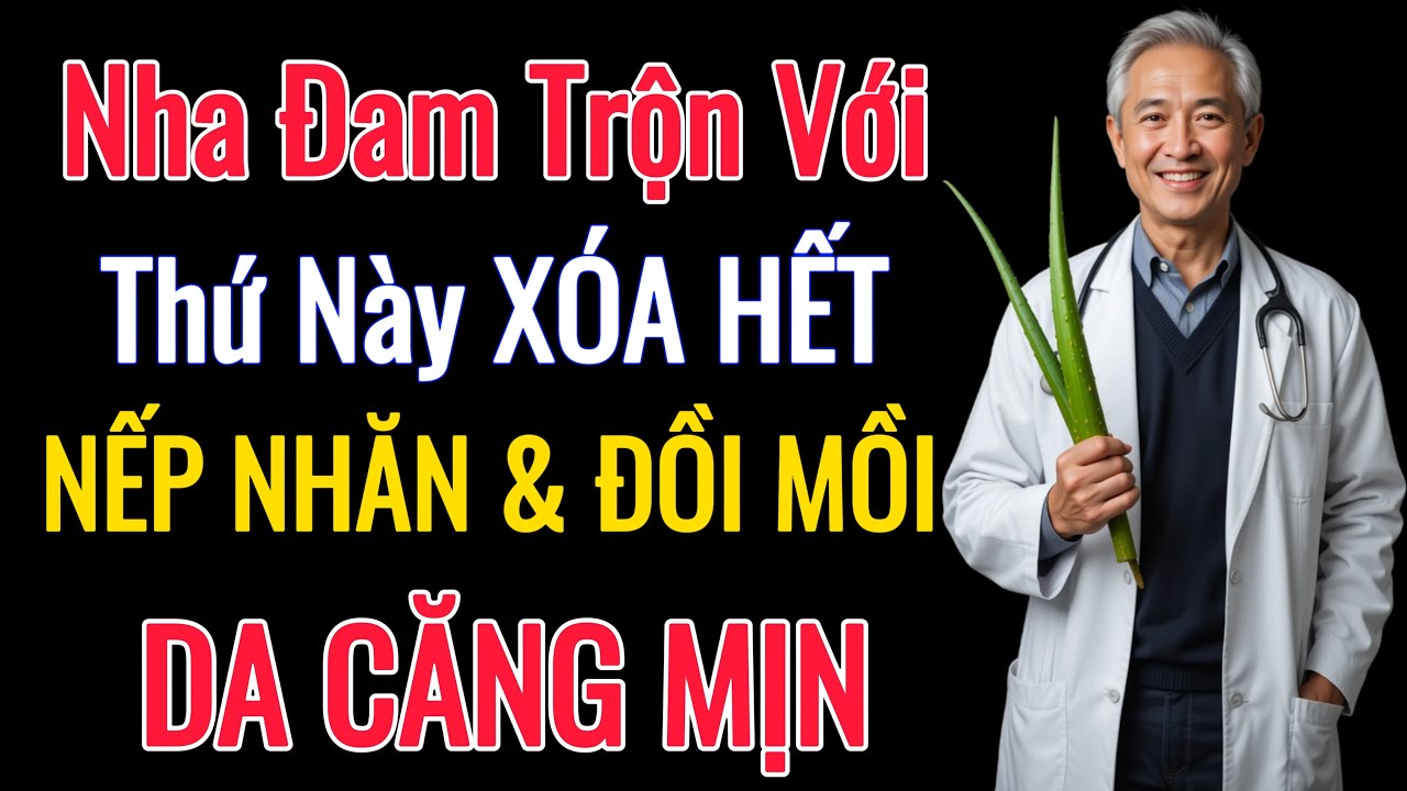 Nha Đam Trẻ Hóa Da Tại Nhà – Bí Quyết Xóa Nếp Nhăn, Mờ Đồi Mồi, Da Căng Mịn Sau 7 Ngày