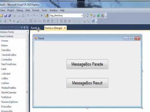 C# Edge 100 -  C# MessageBox