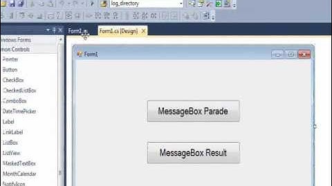 C# Edge 100 -  C# MessageBox