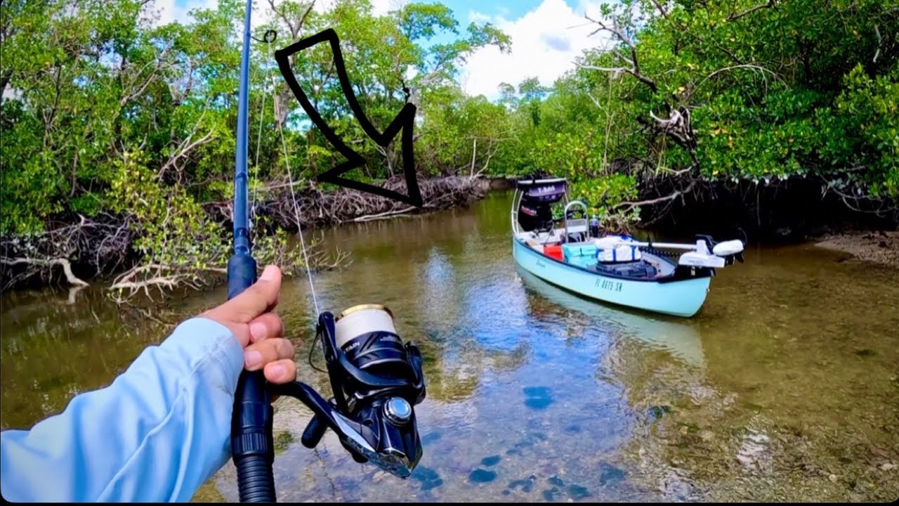 Gheenoe Fishing In Ten Thousand Islands!! YouTube