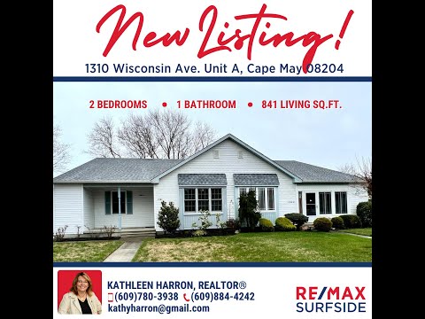 1310 Wisconsin Ave. Unit A, Cape May, NJ home video tour