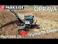 Oprava po 1 roku používania. Záhradný kultivátor / rotavátor Parkside PBGK 1400 C3.